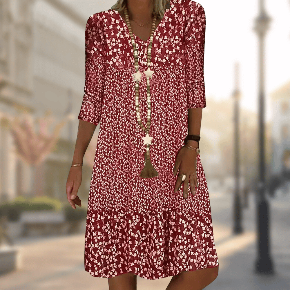 Adelaide | Floral Midi Dress