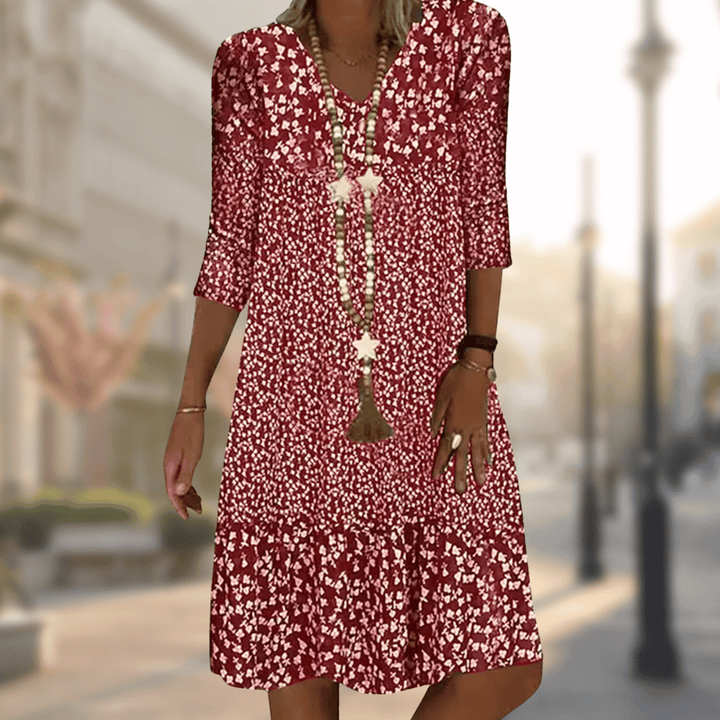 Adelaide | Floral Midi Dress
