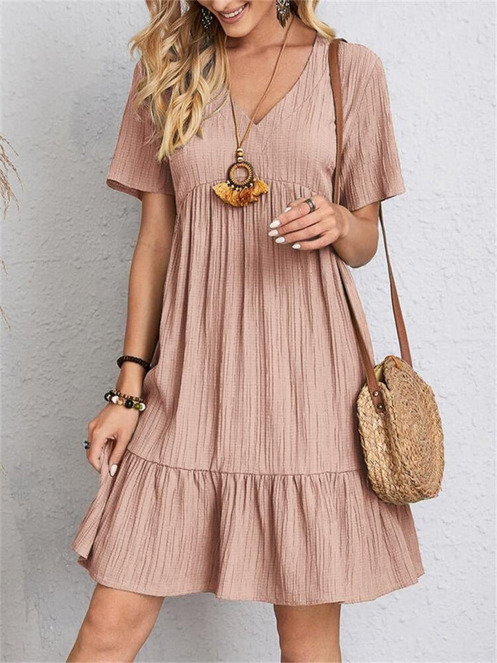 Elara | V-Neck Dress