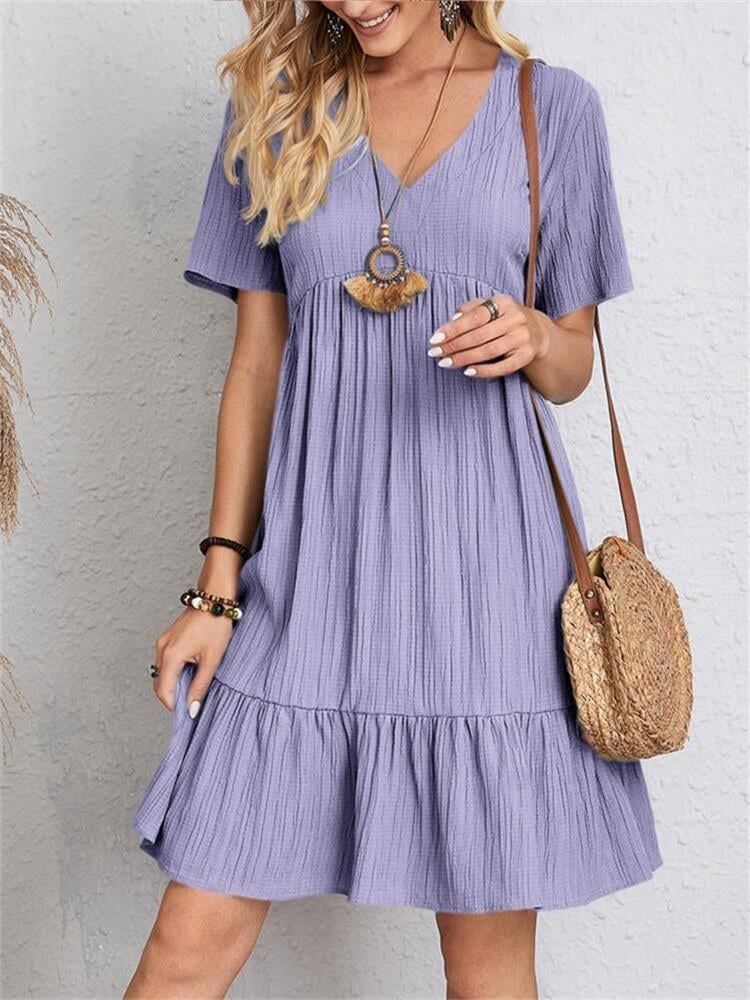 Elara | V-Neck Dress