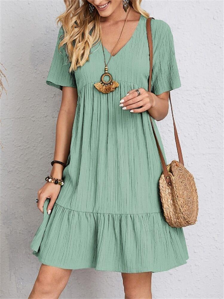 Elara | V-Neck Dress