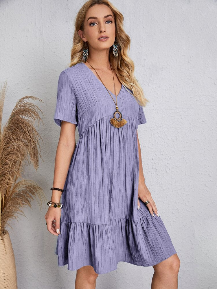 Elara | V-Neck Dress