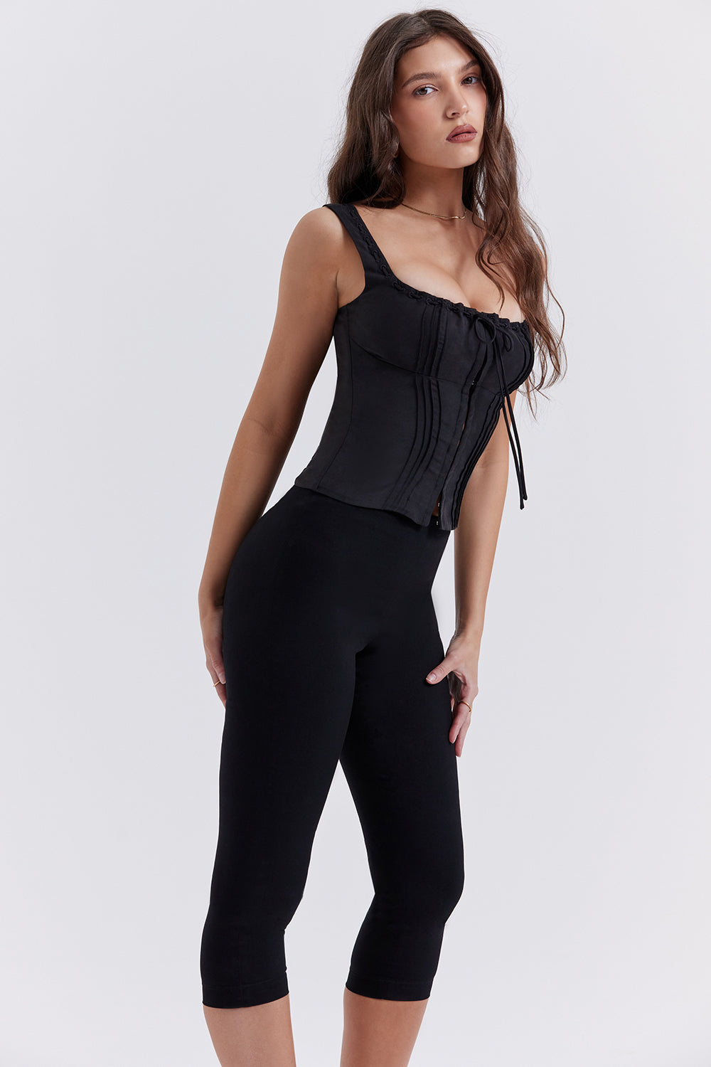 Monica Secrets | Elegant Corset-Inspired Top