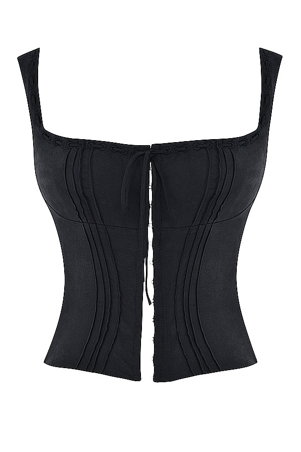 Monica Secrets | Elegant Corset-Inspired Top