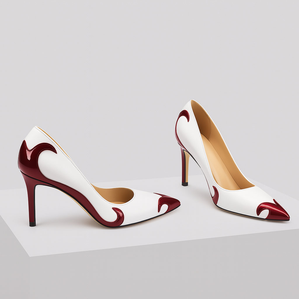 Zara | Leather Heels