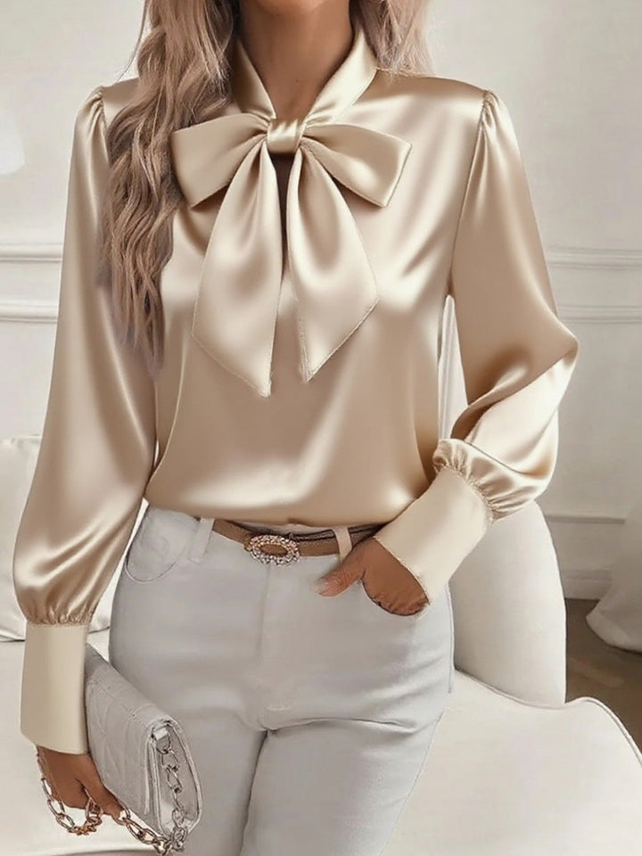 Monica Secrets | Elegant Satin Blouse