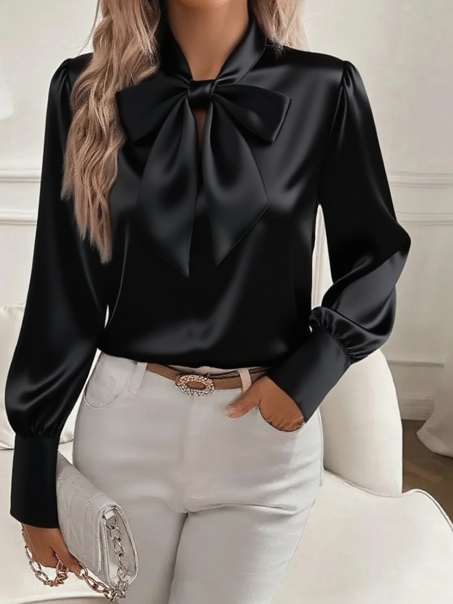 Monica Secrets | Elegant Satin Blouse