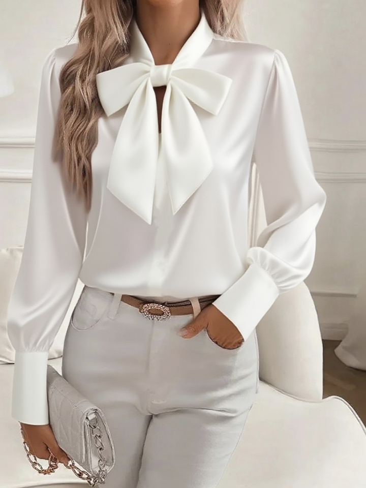 Monica Secrets | Elegant Satin Blouse