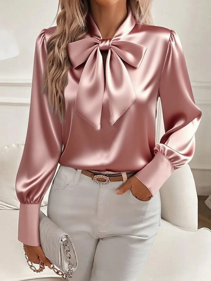 Monica Secrets | Elegant Satin Blouse