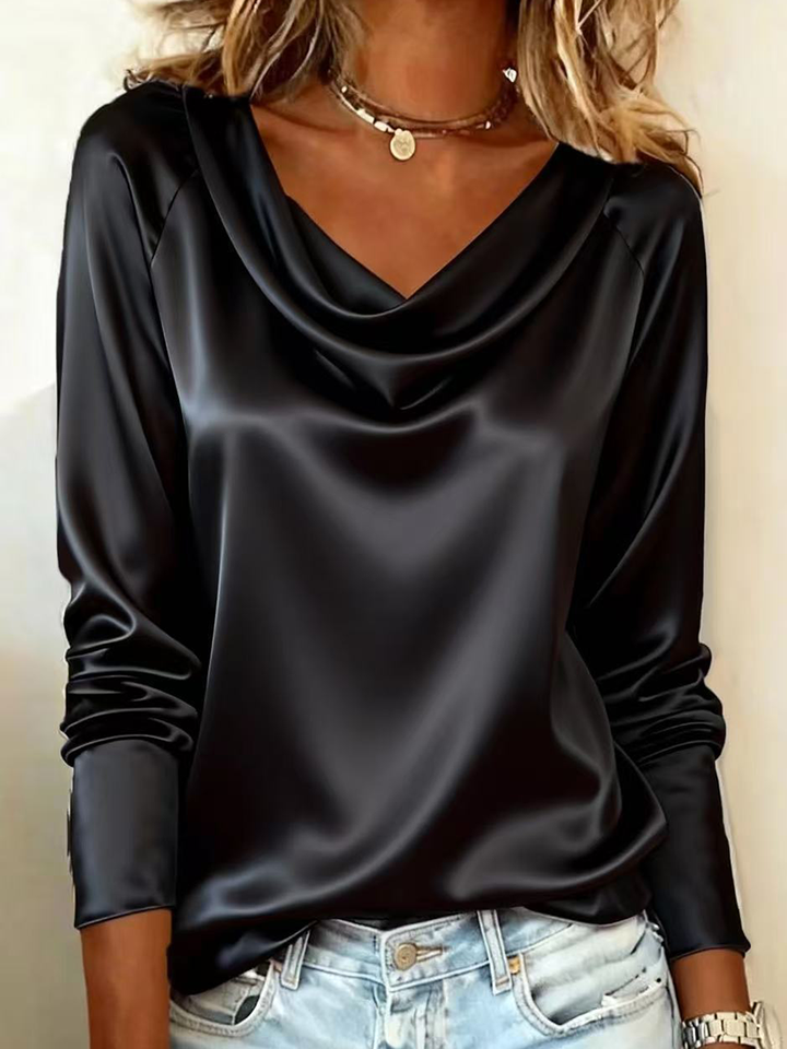 Monica Secrets | Elegant Satin Blouse