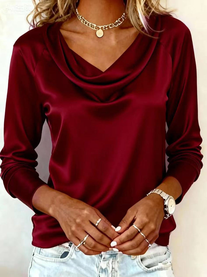 Monica Secrets | Elegant Satin Blouse