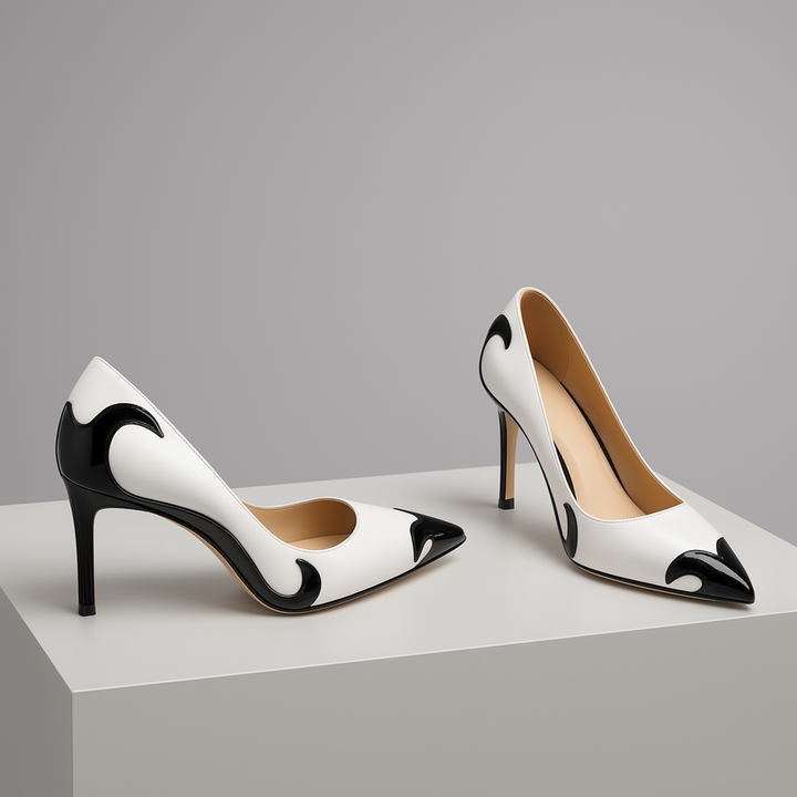 Zara | Leather Heels