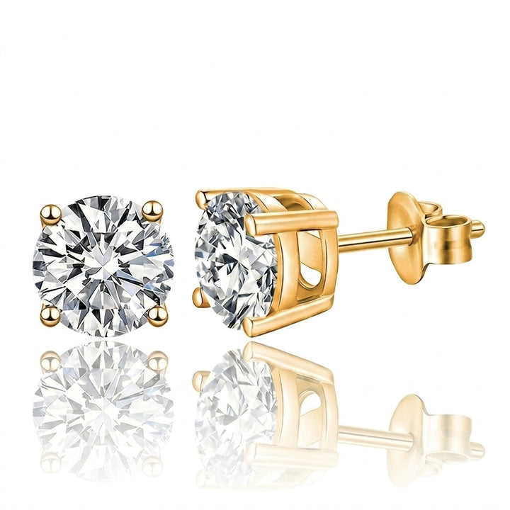 Monica Secrets Classics CZ Stud Earrings