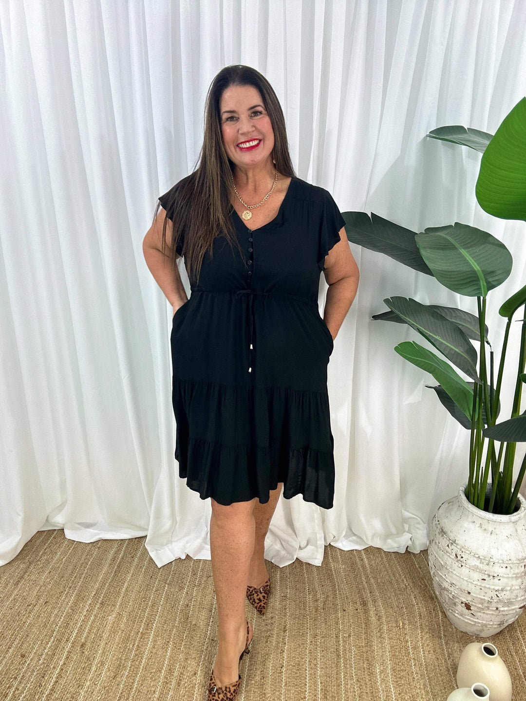 Adele | V-Neck Dress