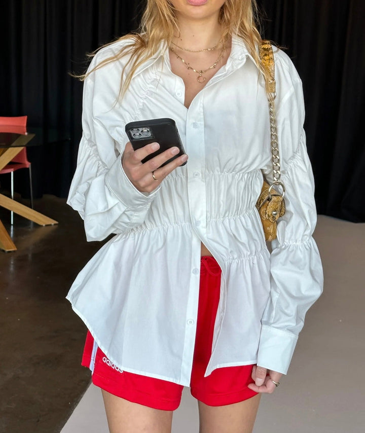 Anara | Scrunched Blouse