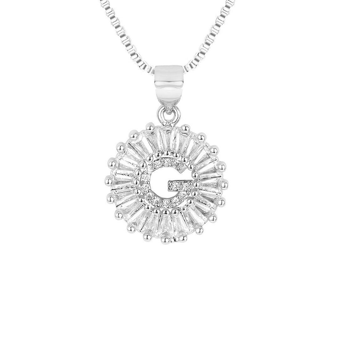 Circle Initial Necklace