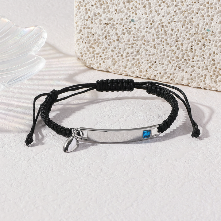Personalized Magnetic Heart Love Bracelet Set