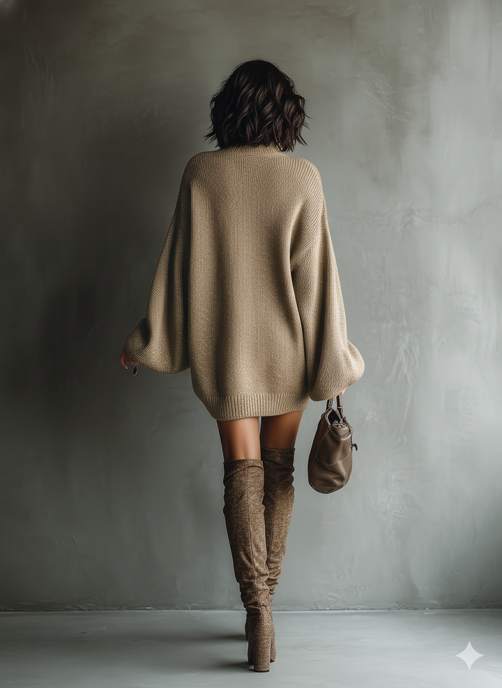 Evelyn | Vintage Knit Mini Dress