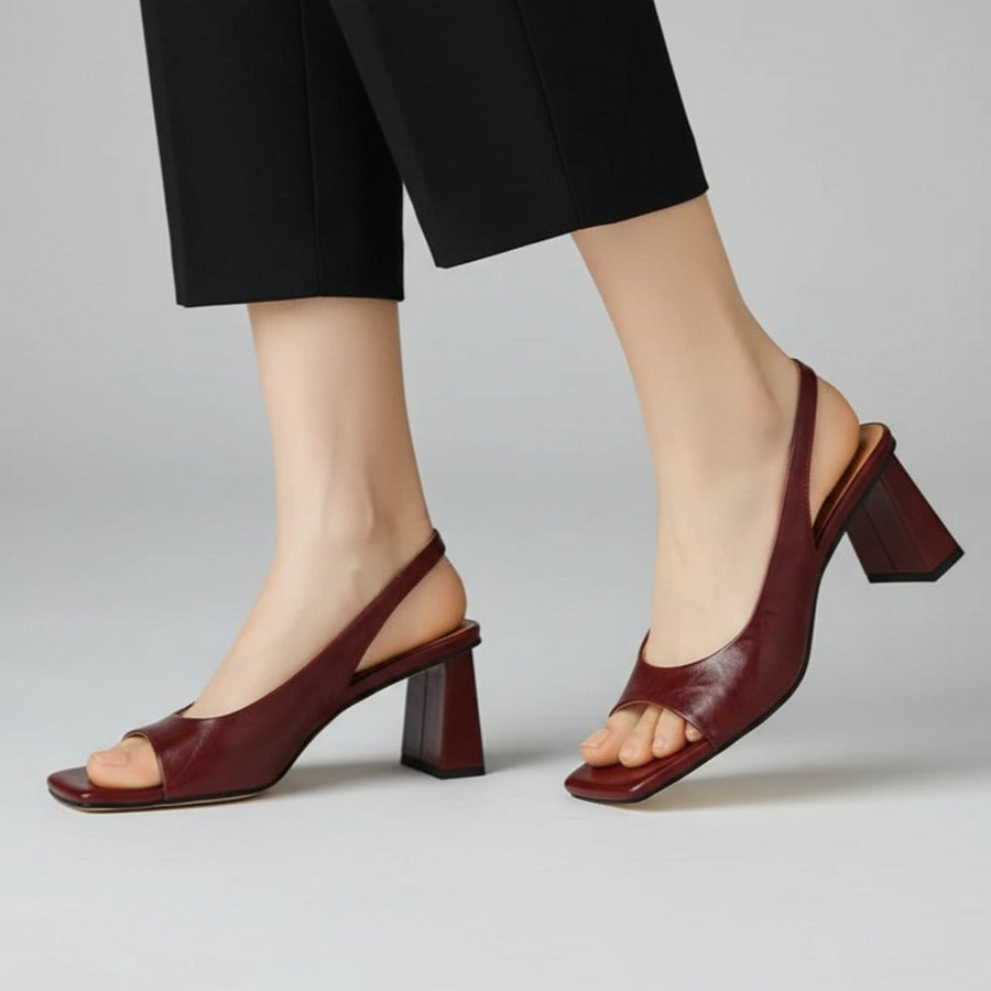 Marisol | Leather Heels