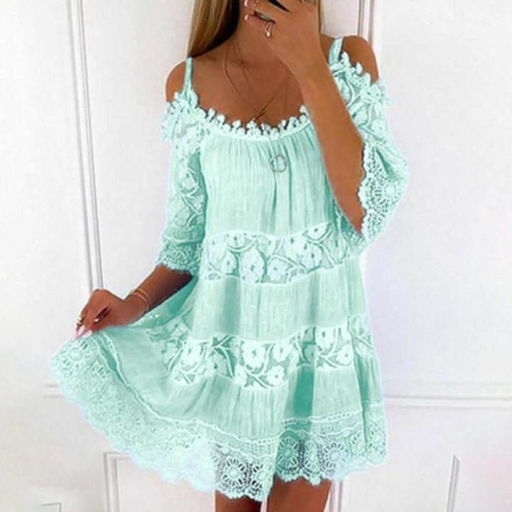 Lyra | Off-shoulder Lace Dress