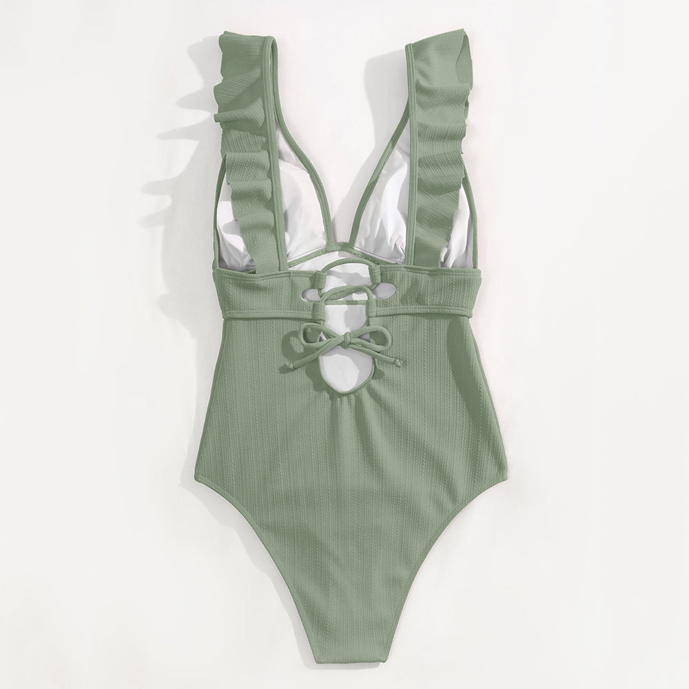 Selene | Ruffled Swimsuit