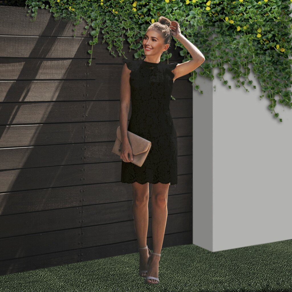 Elowen | Lace Slim Dress