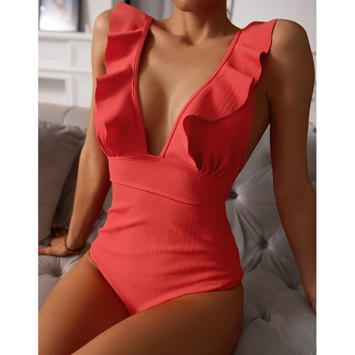 Selene | Ruffled Swimsuit