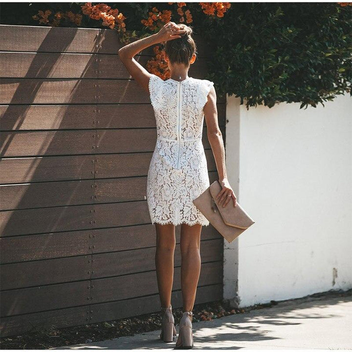 Elowen | Lace Slim Dress