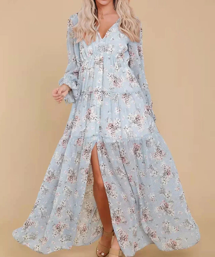 Elara | Chiffon Maxi Dress