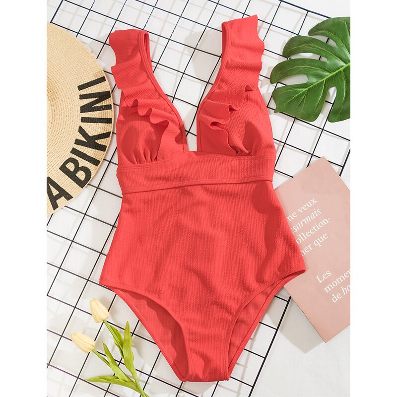 Selene | Ruffled Swimsuit