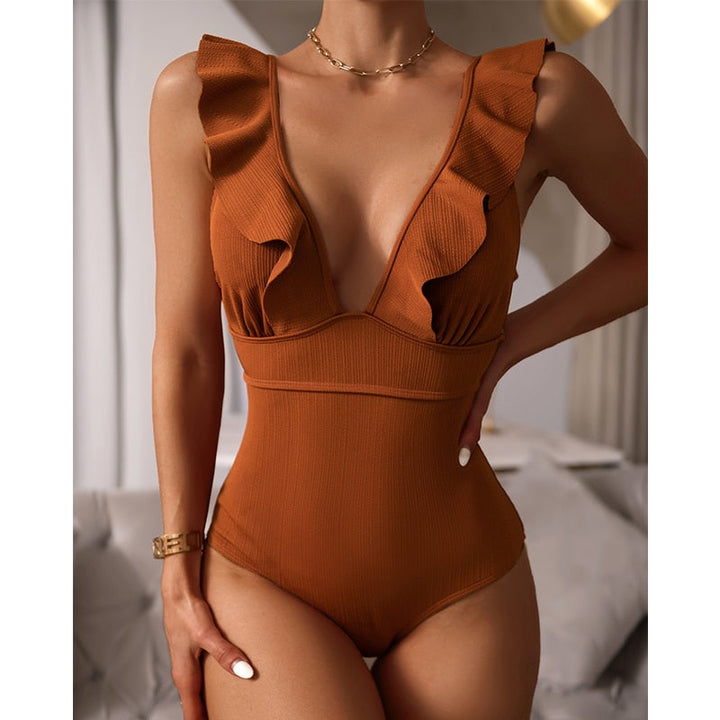 Selene | Ruffled Swimsuit