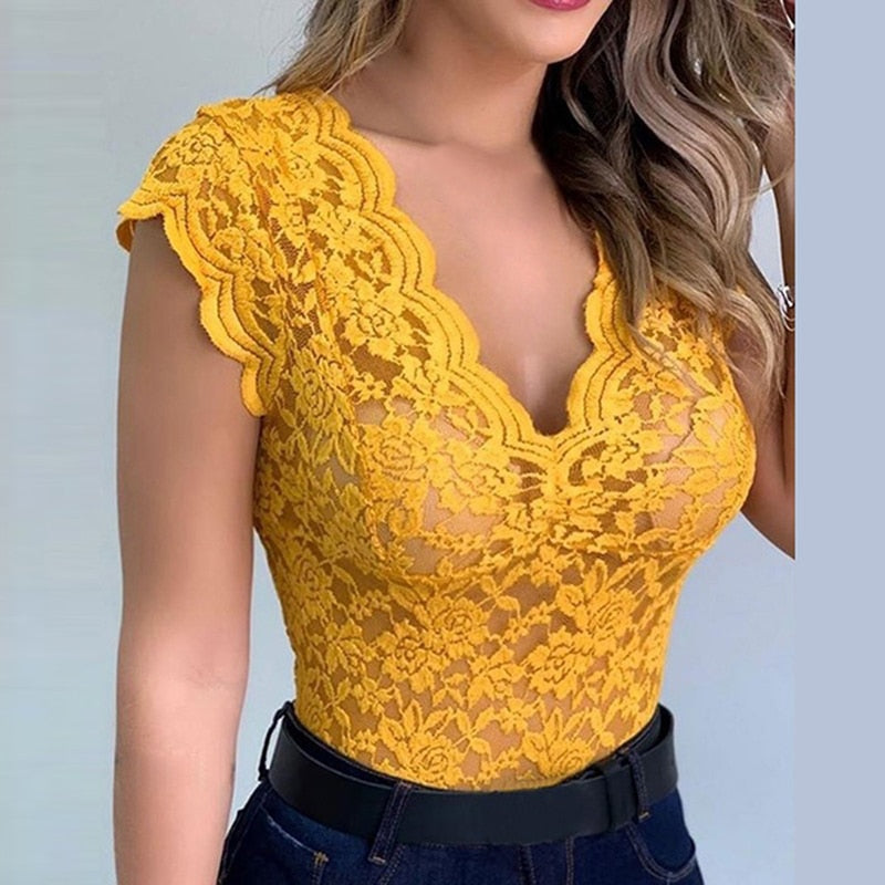 Cassandra | V-Neck Blouse
