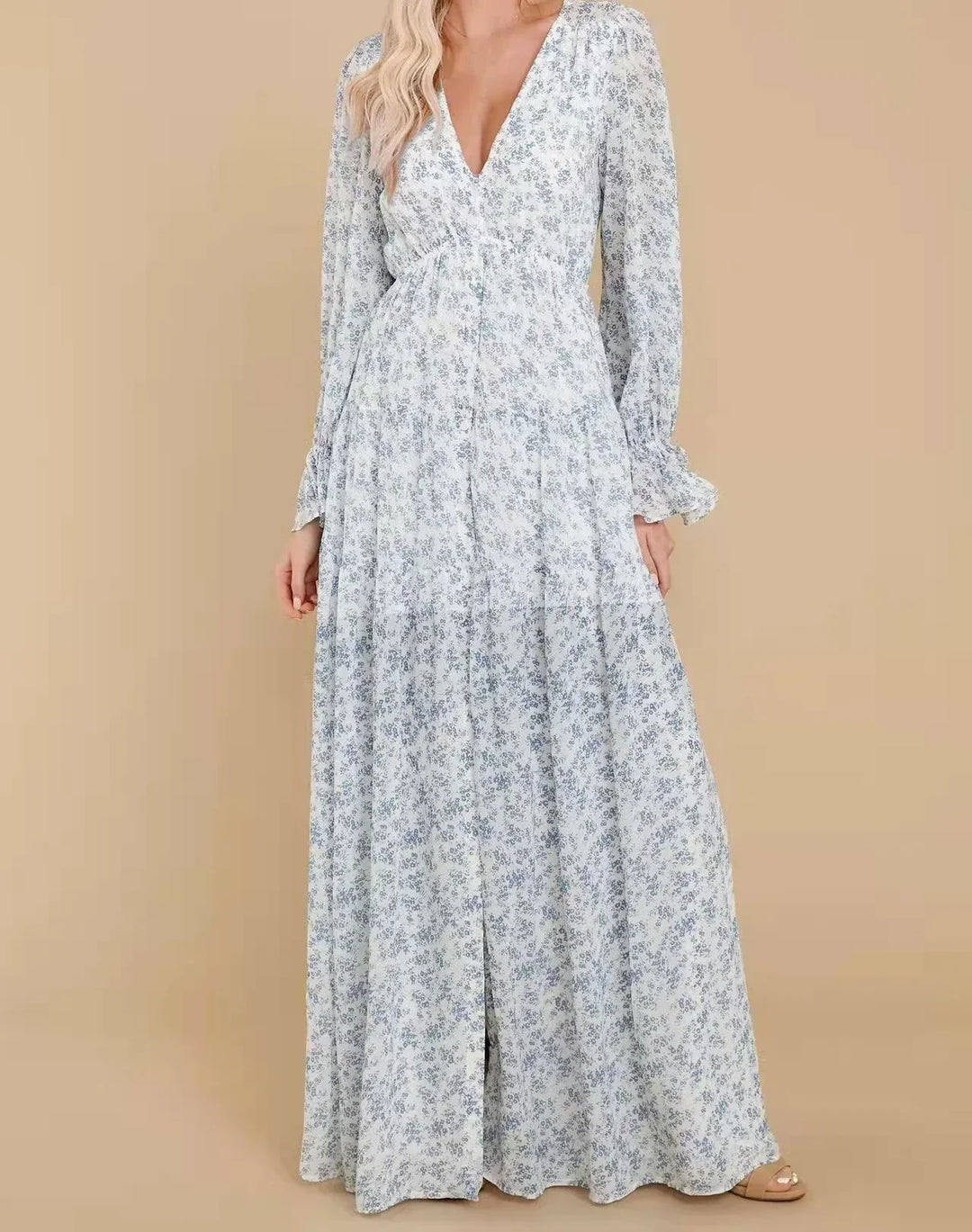 Elara | Chiffon Maxi Dress