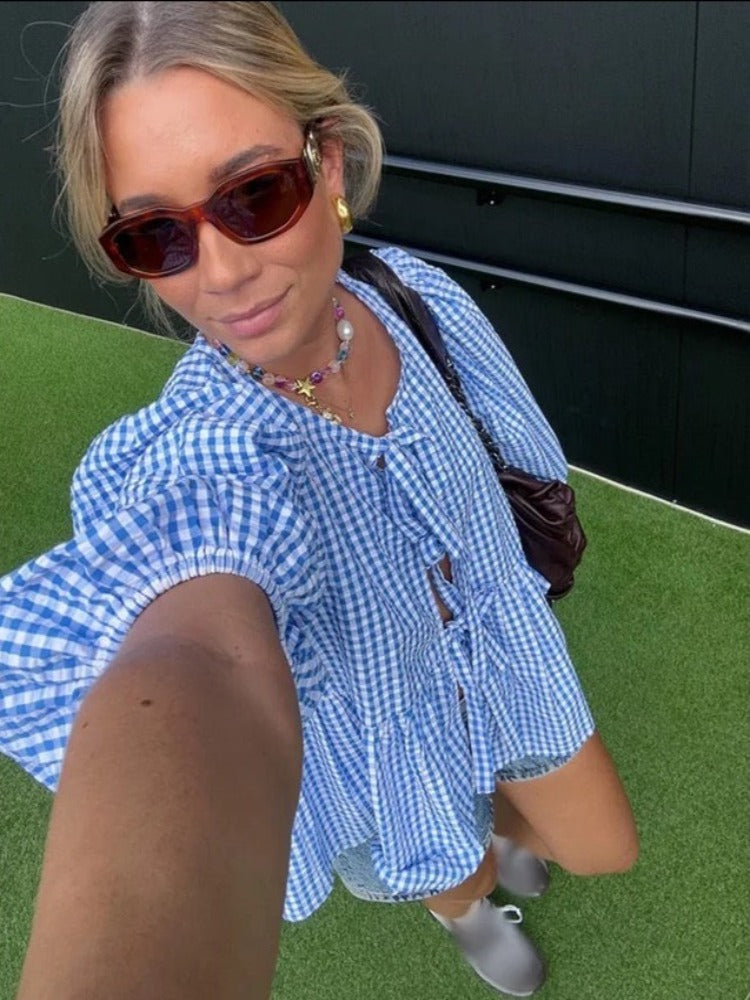 Elena | Puff Sleeve Blouse