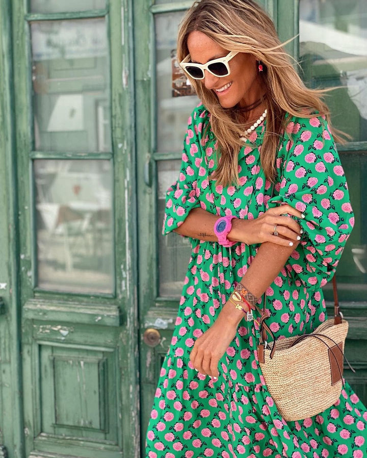 Elara | Floral Dress