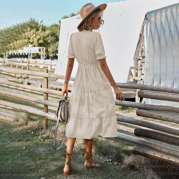 Clara | Bohemian V-neck Dress