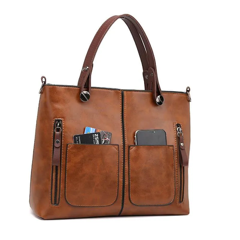 Maris | Classic Leather Handbag