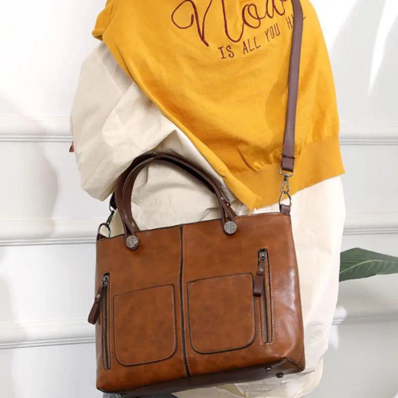 Maris | Classic Leather Handbag