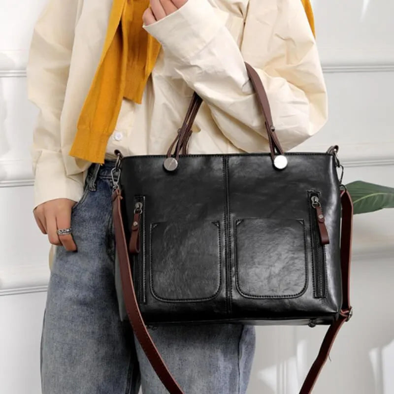 Maris | Classic Leather Handbag