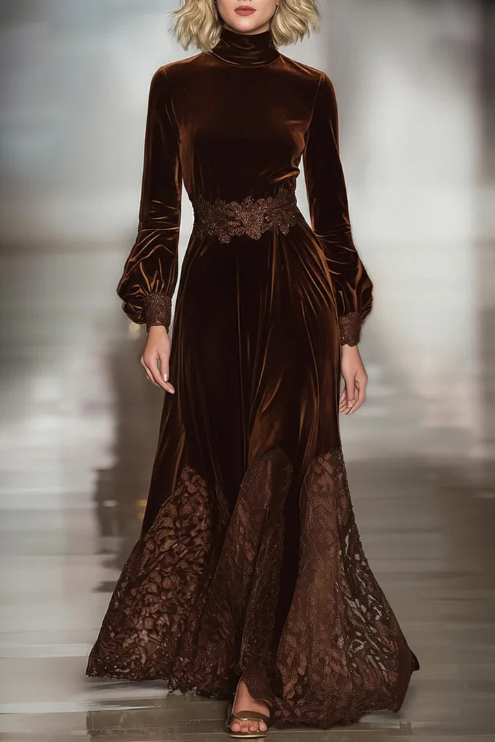 Marisol | Suede Maxi Dress