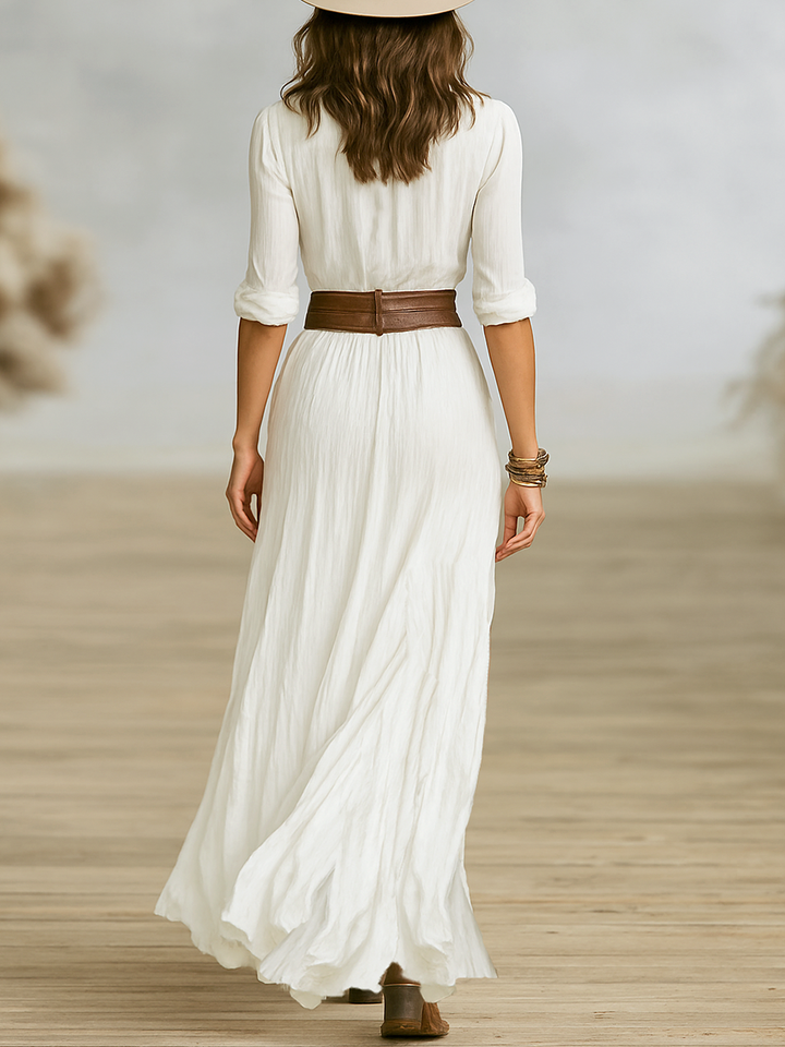 Saoirse | Pleated Maxi Dress