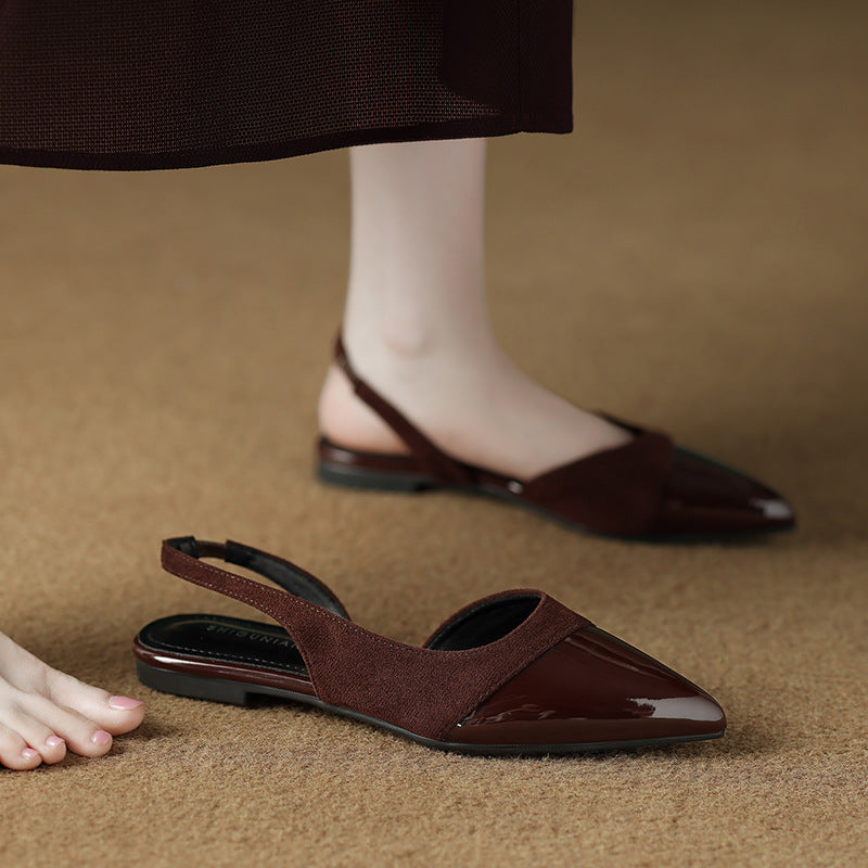 Elara | Leather Slingbacks