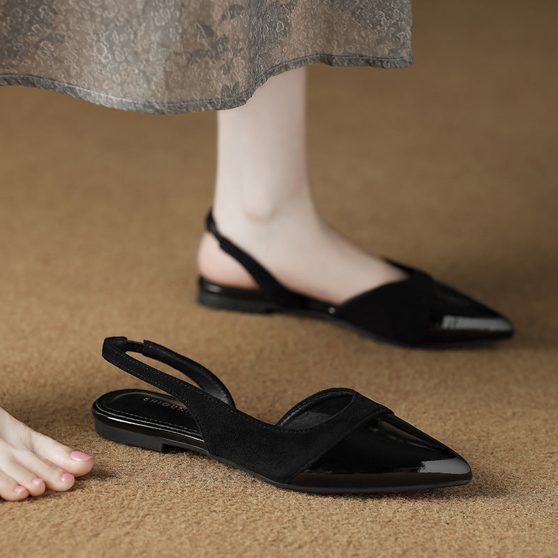 Elara | Leather Slingbacks