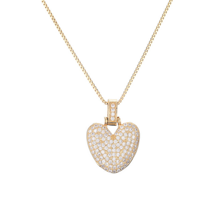 14k Diamond Dazzle Bubble Initial Necklace