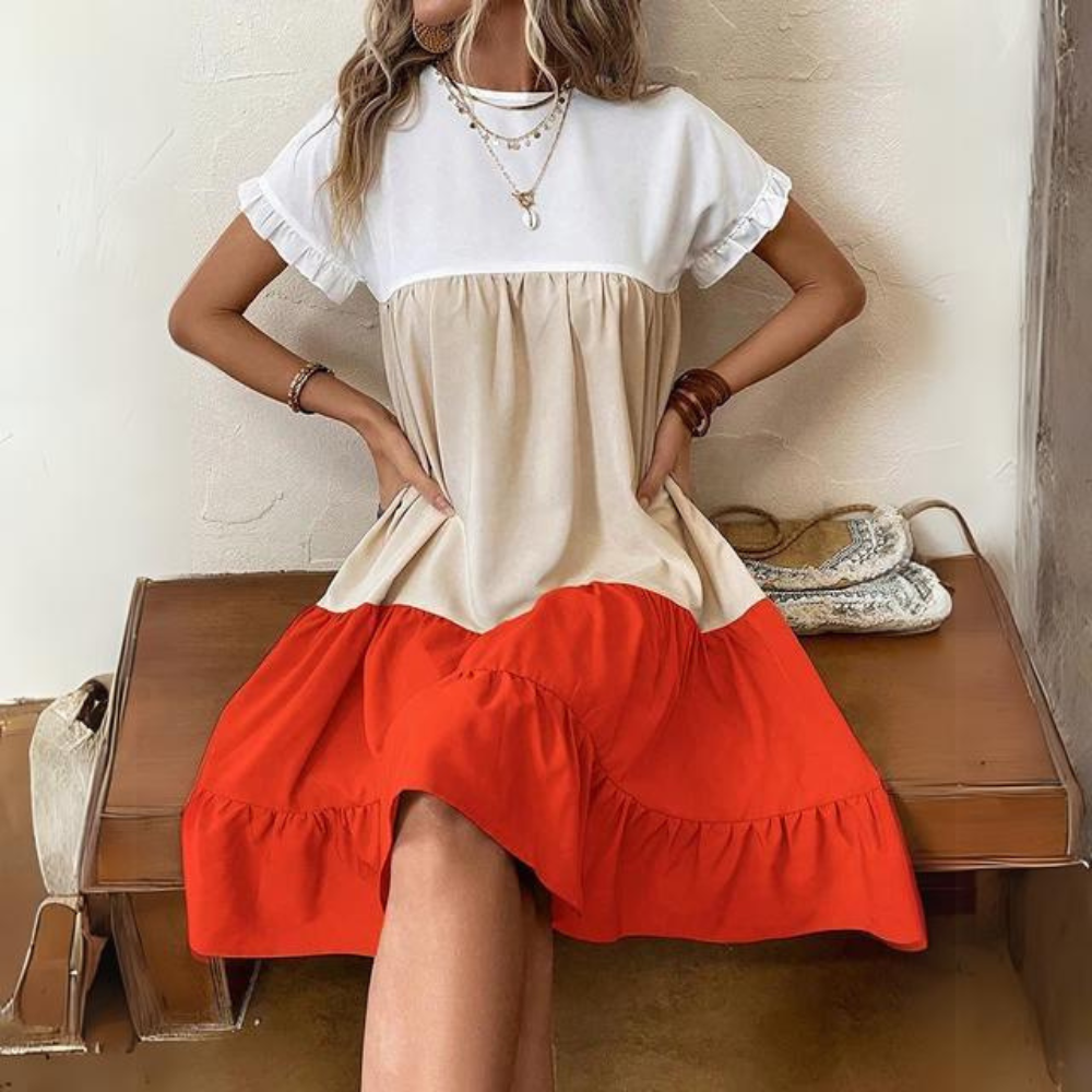 Elena | Short-Sleeved Dress