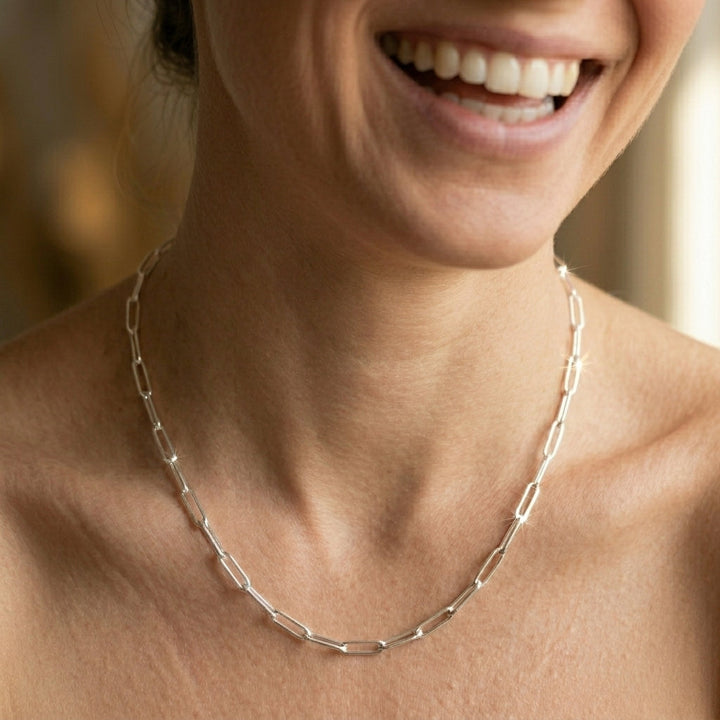 Monica Secrets Classics Paperclip Necklace