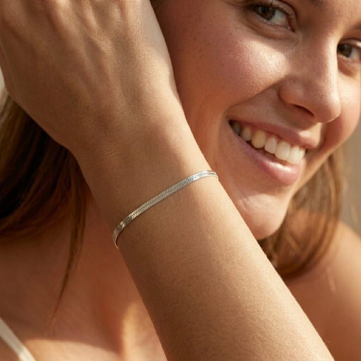 Monica Secrets Classics Herringbone Bracelet