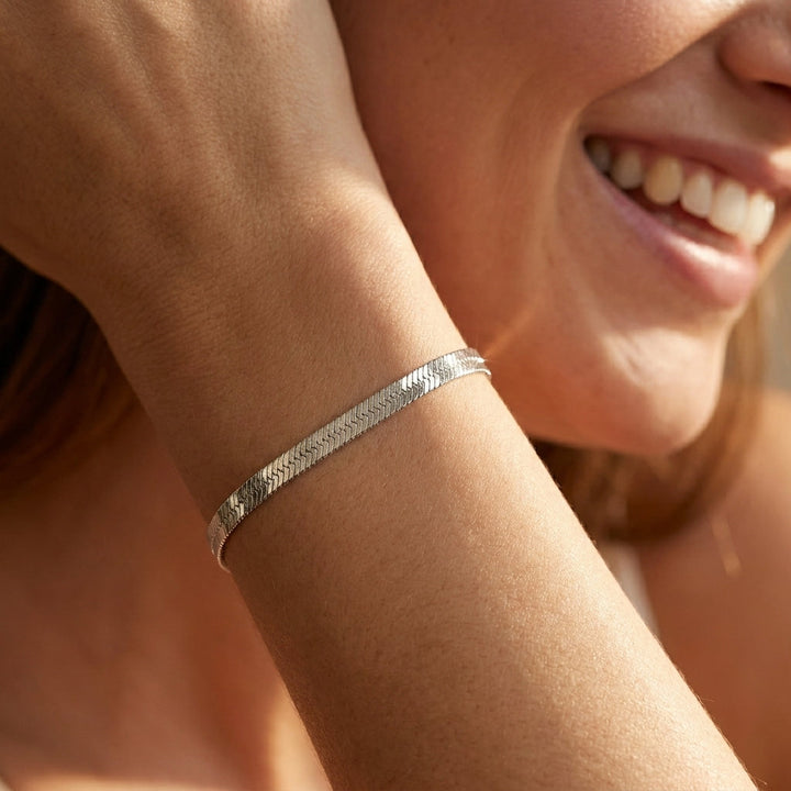 Monica Secrets Classics Herringbone Bracelet