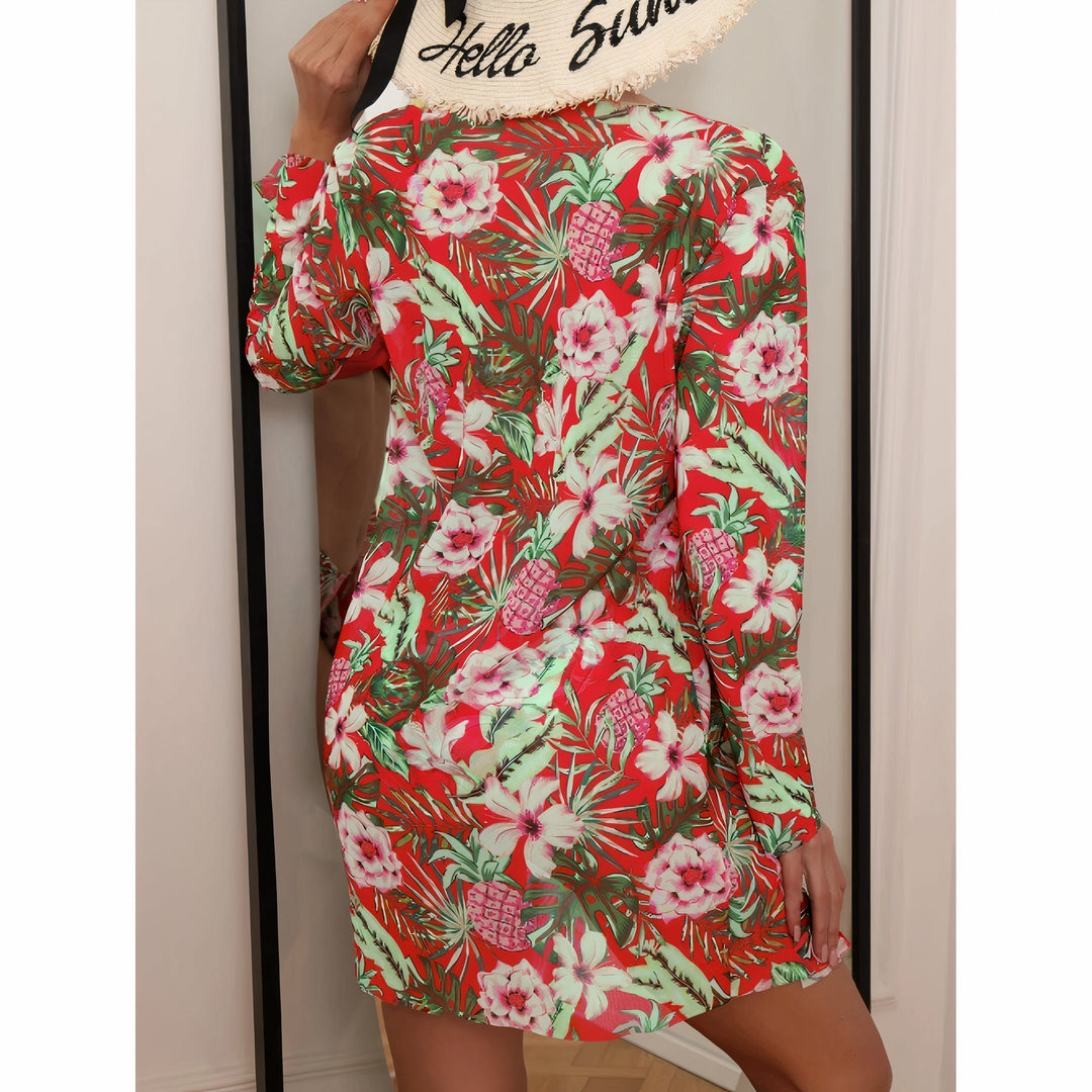 Monica Secrets | 3-Piece Bikini Set With Floral Print