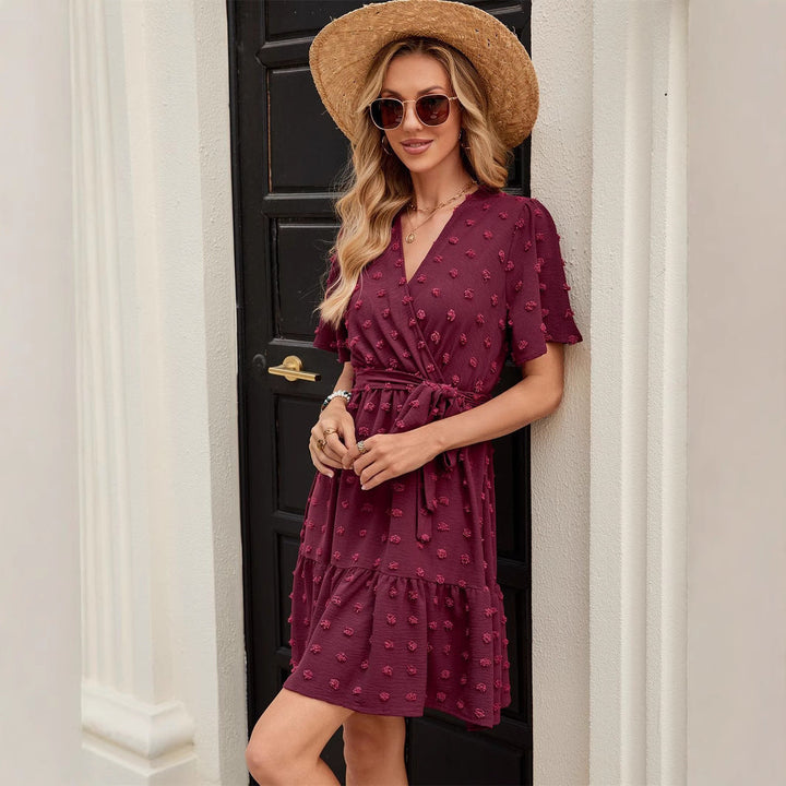Cressida | V-Neck Wrap Dress